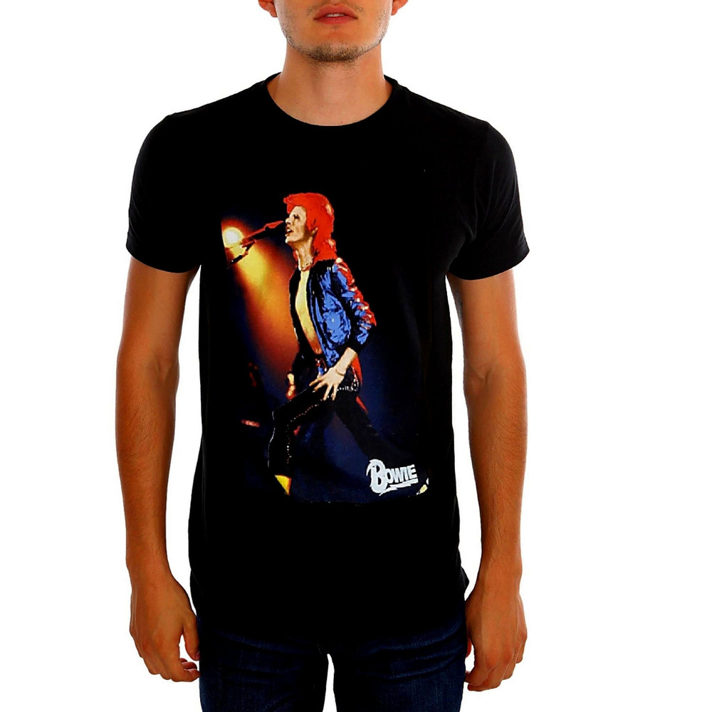 David Bowie Live in Concert punk T-Shirt M NWT - Picture 1 of 2